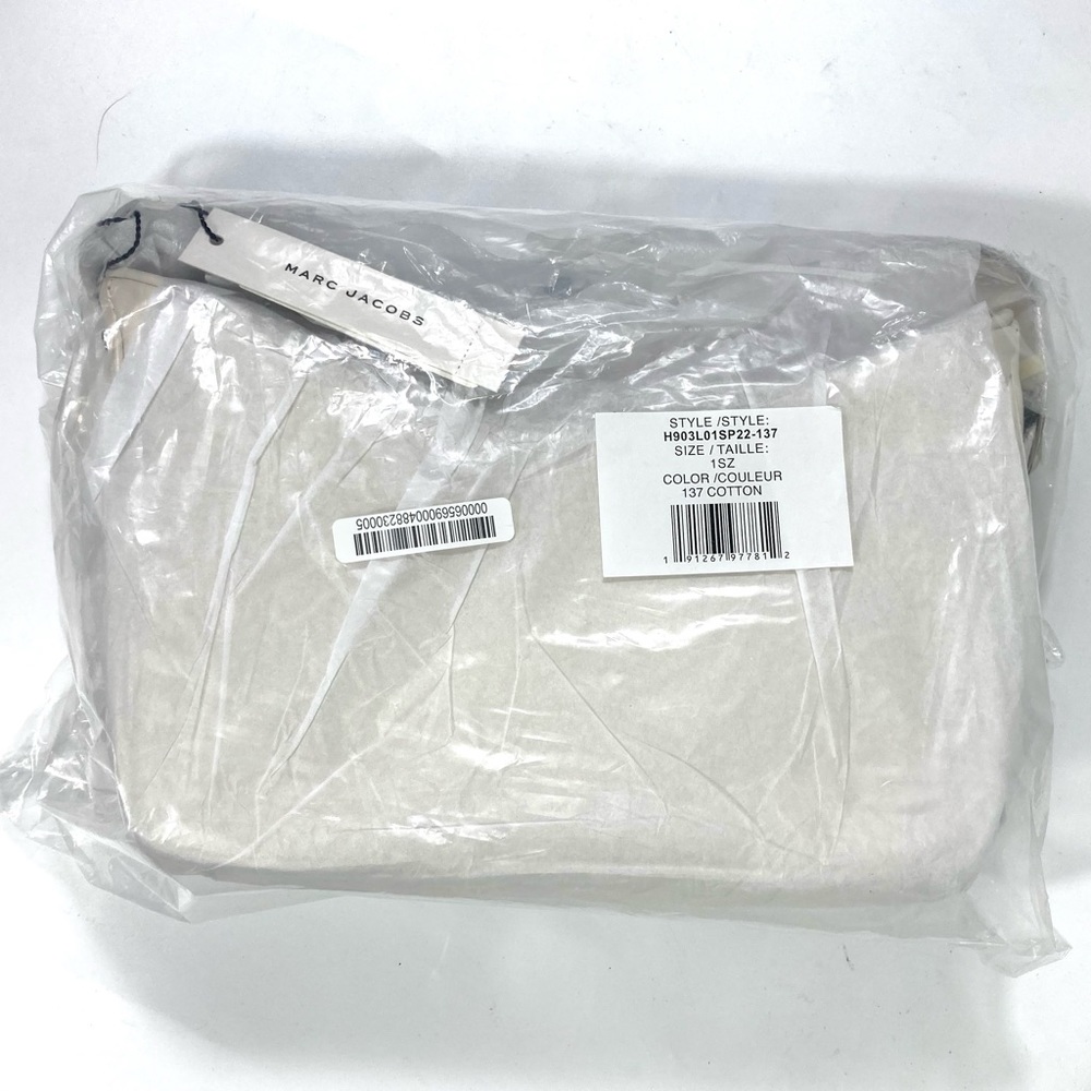 Marc Jacobs Tempo Baguette Leather Shoulder Bag in Cotton Color NEW H903L01SP22 - Picture 15 of 16